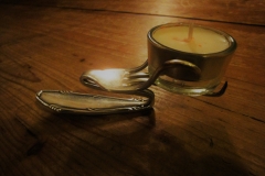 Kerzenständer Schwan
